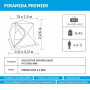 Палатка зимняя PIRAMIDA 2,0х2,0 yellow/gray PREMIER (PR-ISP-200YG)