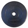 Диски обрезиненные, чёрного цвета, 51 мм, 15 кг, Atlet MB-AtletB51-15