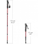 Палки треккинговые 51-110см (YJQT-32-Red)
