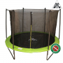 Батут DFC JUMP 12ft складной, c сеткой, цвет apple green