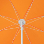 Зонт пляжный d 1,6м прямой оранжевый (19/22/170Т) (N-160) NISUS