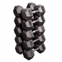Набор гексагональных гантелей: 5 пар от 24,75 кг до 33,75 кг (шаг 2,25 кг) Body-Solid SDRS650