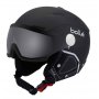 Шлем Bolle Backline Visor Premium Soft Black & White + 1 Modulator Silver Visor