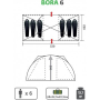 Палатка BORA-6 (HS-2371-6 GO) Helios