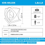 Палатка зимняя Куб 1,8х1,8 orange lumi/gray Helios (HS-ISC-180OLG)