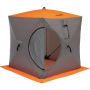 Палатка зимняя Куб 1,5х1,5 orange lumi/gray Helios (HS-ISC-150OLG)