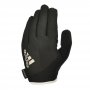 Перчатки для фитнеса (с пальцами) Adidas Essential (черный/белый) Adidas ADGB-12421WH, размер S