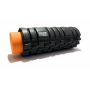Цилиндр массажный 33 x 14 см черный двойной Original FitTools FT-DOUBLE-ROLL