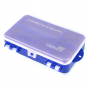 Коробочка для оснастки двухсторонняя (синяя) Helios