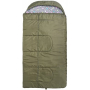Спальный мешок OLYMPUS Wide Plus 400 (220х106, холлофайбер, зеленый) (T-HS-SB-OWP-400) Helios