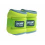 Комплект утяжелителей весом 1 кг (пара) ярко-зеленые Original FitTools FT-AW01-AG