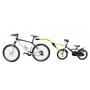 Прицепное устройство детского велосипеда к взрослому желтое Peruzzo 