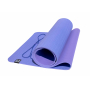 Коврик для йоги 6 мм двуслойный + ремешок для йоги