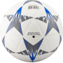 Мяч футбольный Atemi DIAMOND PVC бел/чёрн/син., р.5 , 420 г., ламинированный , окруж 68-71