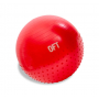 Гимнастический мяч 65 см с массажным эффектом красный OFT FT-HMSB-65