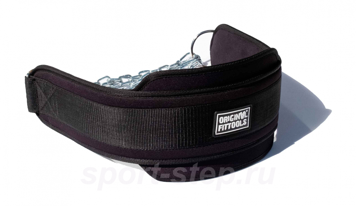 Ремень для подвешивания отягощений двухслойный Original FitTools FT-BLT03-NLN