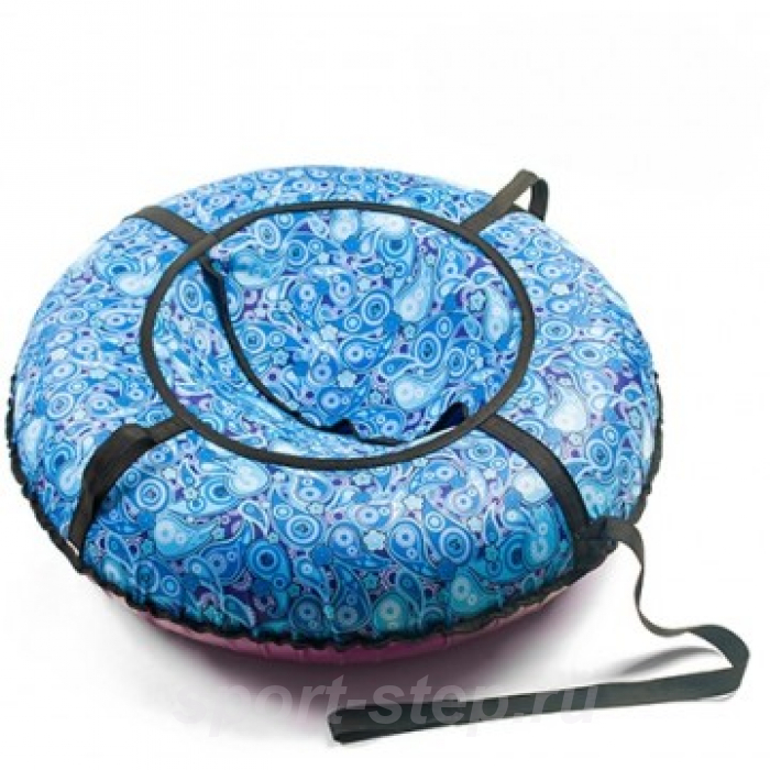 Санки-ватрушка Вихрь Оксфорд принты 110 см с камерой