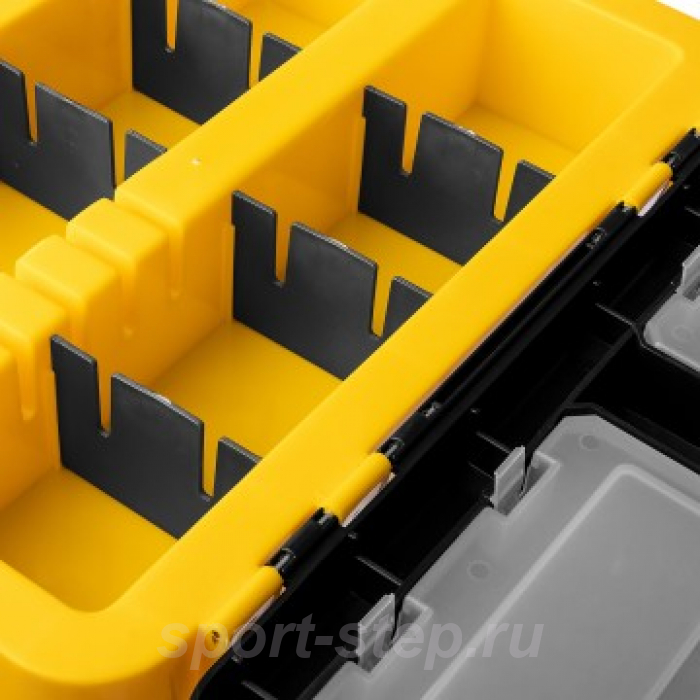 Ящик FishBox Thermo с термоконтейнером (19л/8,5л) черно-желтый (T-FB-T-19-8-BY) Helios