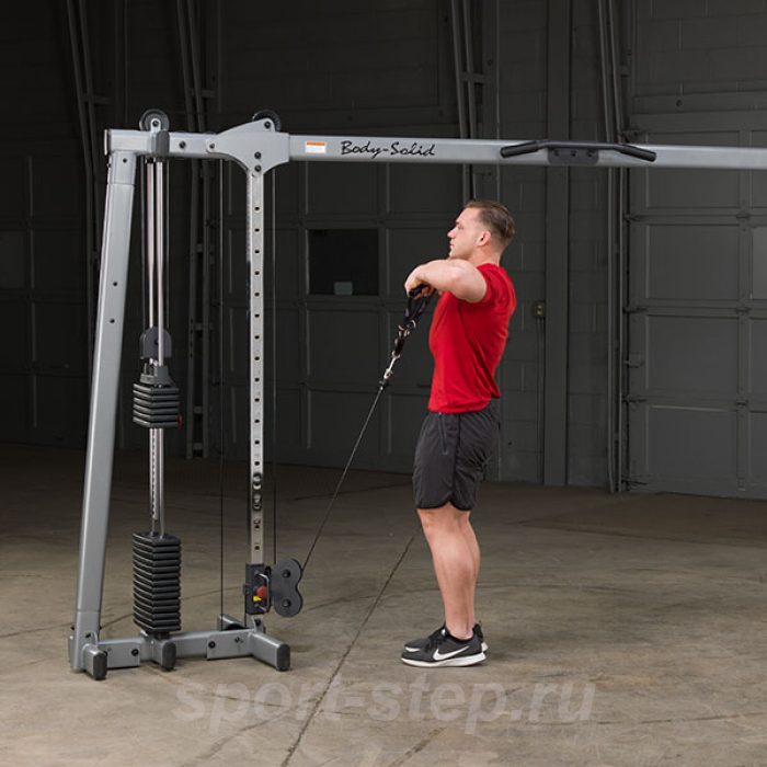 Кроссовер с двумя весовыми стеками по 72,5 кг Body-Solid GDCC250