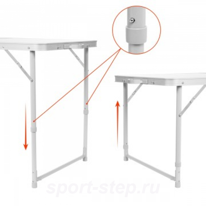 Набор мебели (алюминий) стол + 4 табурета (21407+21124) Helios