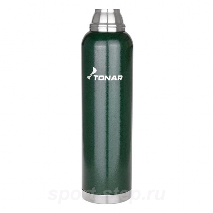 Термос (HS.TM-059-G) 1600ML с ситечком зеленый (2 крышки-кружки) TONAR
