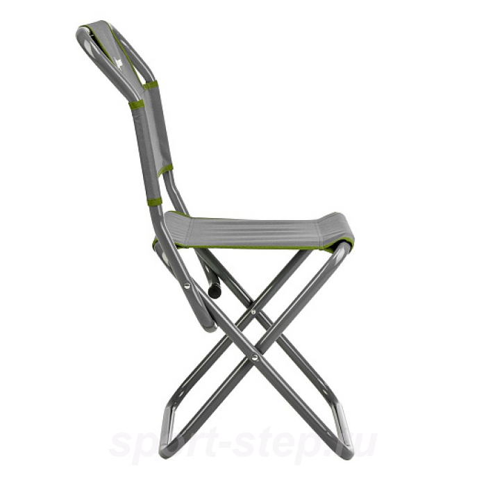 Стул турист. со спинкой СР-400.22c (ст.труба д22) серо-зеленый (T-N-TC-400.22s-GR) NISUS (Тонар)