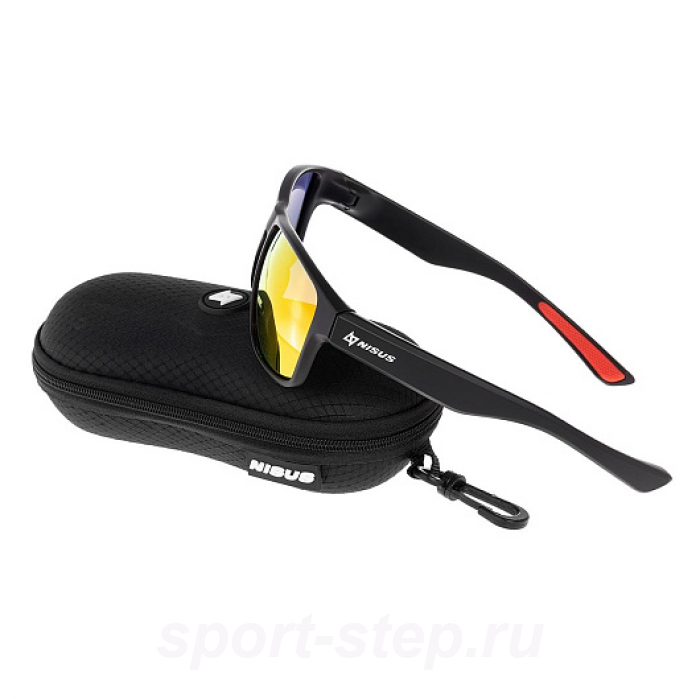 Очки поляризационные в жест.чехле (зеркал. оранжевый) (N-OP-LZ0471-O) Nisus Очки поляризационные в жест.чехле (зеркал. оранжевый) (N-OP-LZ0471-O) Nisus