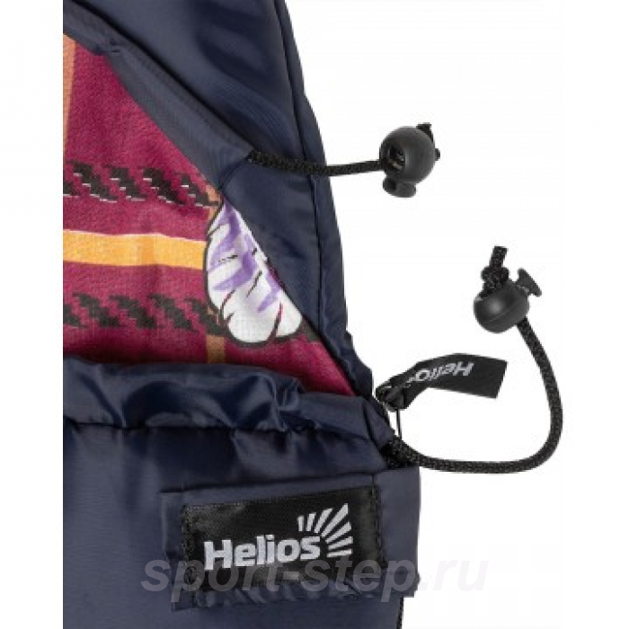 Спальный мешок БАТЫР XXL СОШ-3 (220*90) синий (синтепон) Helios