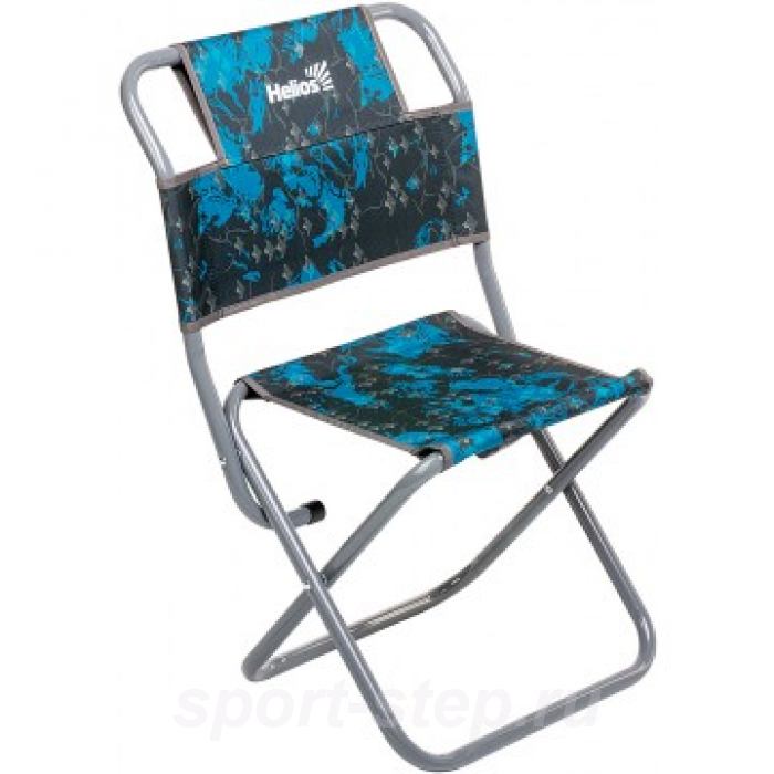 Стул туристический со спинкой Shark СР-400.22(с) труба ф22 Helios (арт.T-TC-400.22s-S)