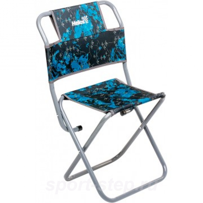 Стул туристический со спинкой Shark СР-450.22(с) труба ф22 Helios (арт.T-TC-450.22s-S)