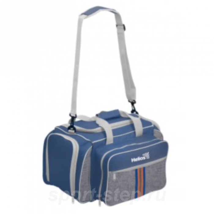Набор для пикника на 4 персоны синий/серый HS-605(4)BG Helios