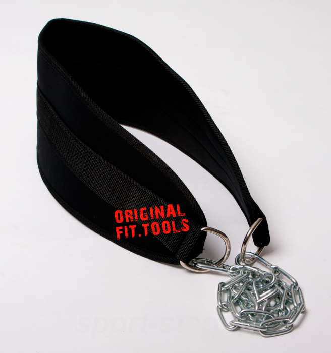 Ремень для подвешивания отягощений к поясу нейлоновый Fitnes Tools FT-SQBLT-NLN
