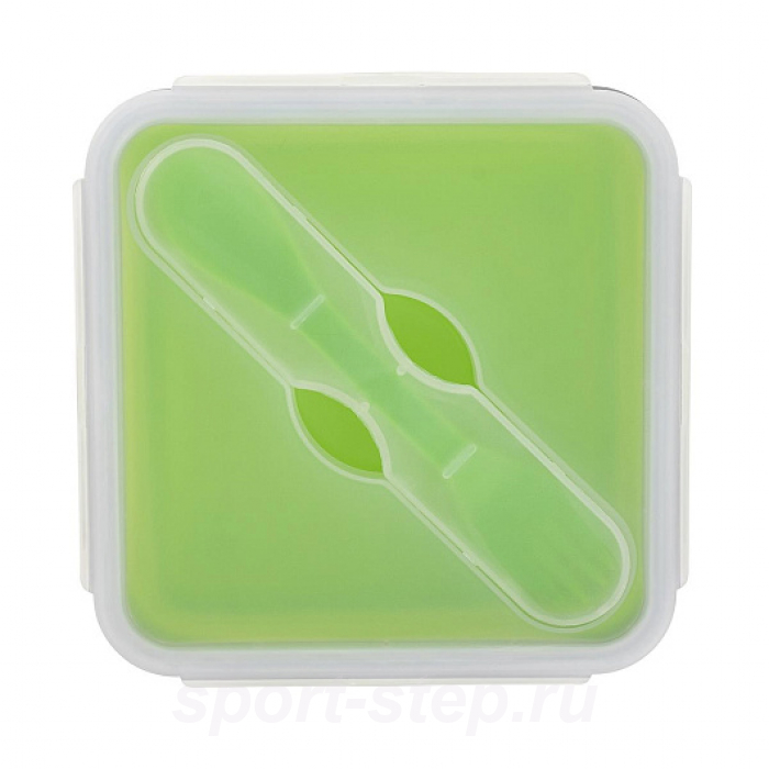 Контейнер силиконовый складной 1000мл с ловилкой (PR-FH052) PR