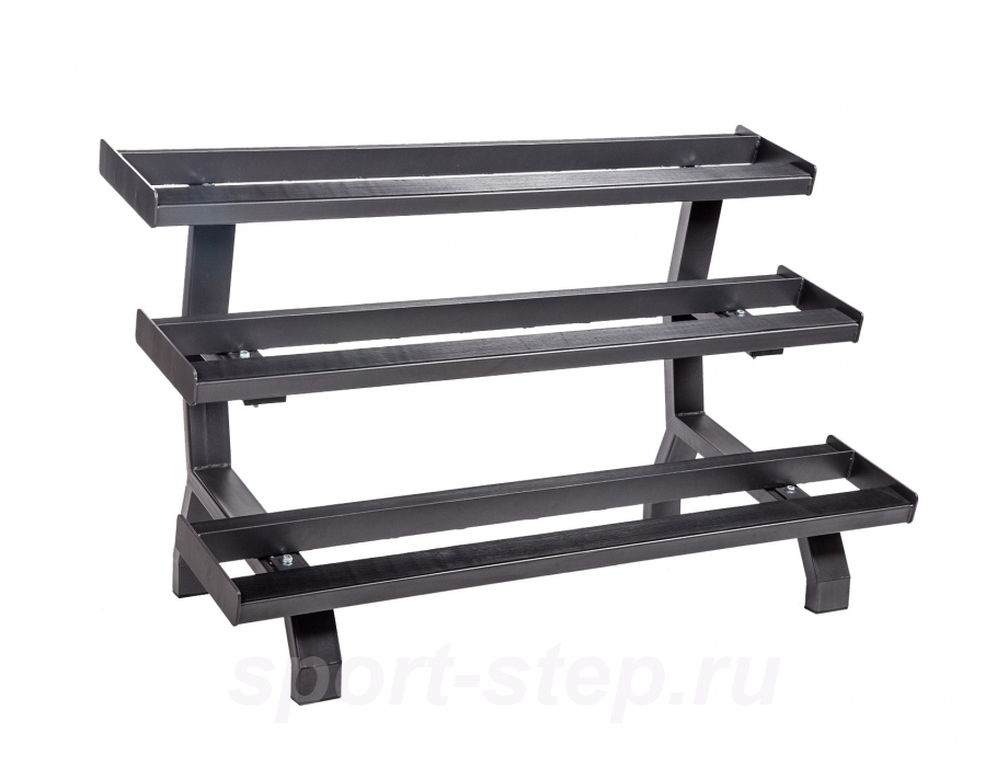 Стойка для гантелей трехрядная (на 15 пар) Original FitTools FT-H3-15