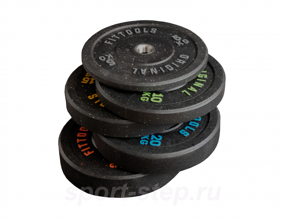 Диск бамперный 10 кг Original FitTools FT-RPI-10