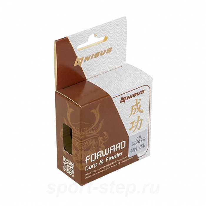 Леска FORWARD Carp&Feeder brown 0,203mm/150m Nylon (N-FCF-0203-150) Nisus