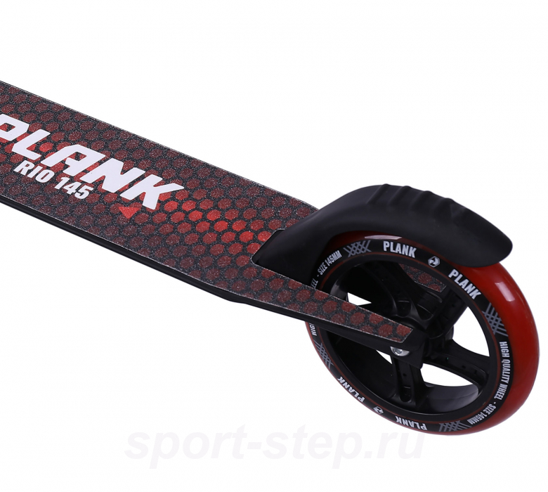 Самокат Plank Rio 145 черно-красный