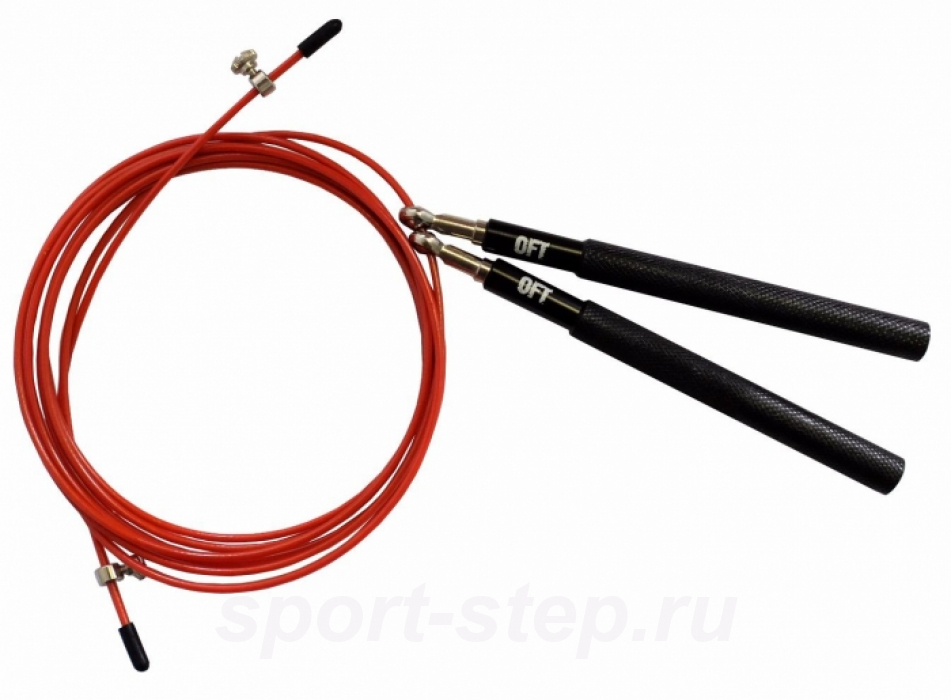 Скоростная скакалка Original FitTools FT-FIRE-ROPE