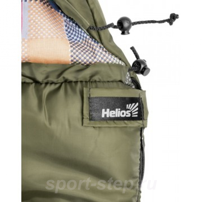 Спальный мешок OLYMPUS 400 (210х70, холлофайбер, зеленый/город) (T-HS-SB-O-400-NC) Helios