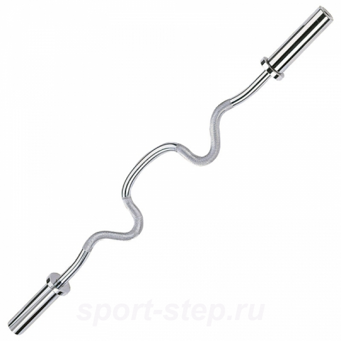 Гриф сильноизогнутый Body-Solid OB48 (длина 122 см, хром)