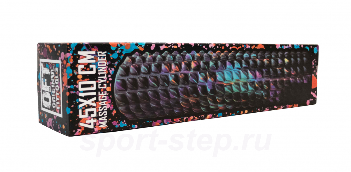 Цилиндр массажный 45х10 см Original FitTools FT-VMR-4510