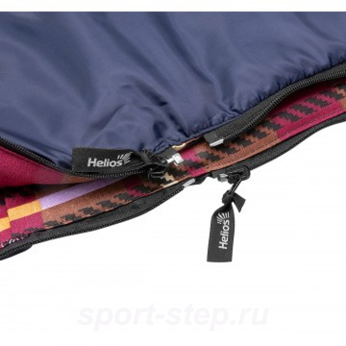 Спальный мешок БАТЫР XXL СОШ-3 (220*90) синий (синтепон) Helios