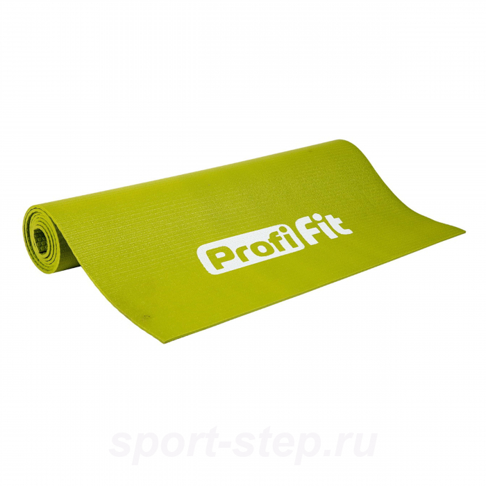 Коврик для йоги и фитнеса 4 мм ProfiFit PF-YM4-GN