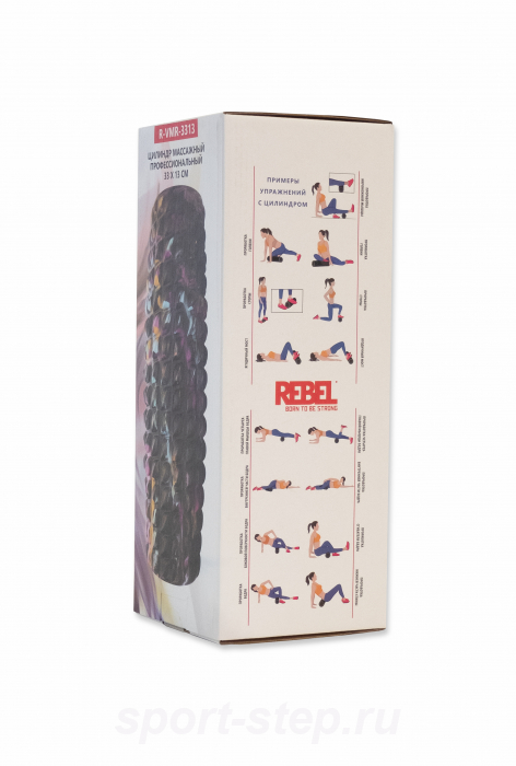 Цилиндр массажный профессиональный 33 х 13 см REBEL R-VMR-3313