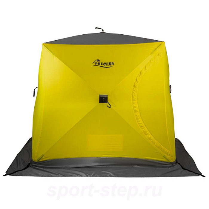 Палатка зимняя Куб-2 желтый/серый (PR-WFSC-180YG) PREMIER