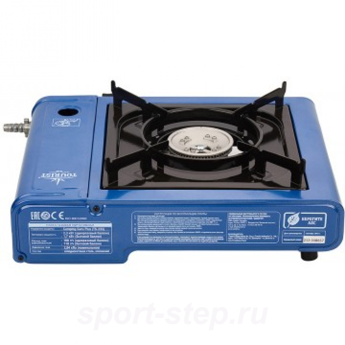 Плита газовая портативная в кейсе CAMPING GURU PLUS с переходником (TS-233)