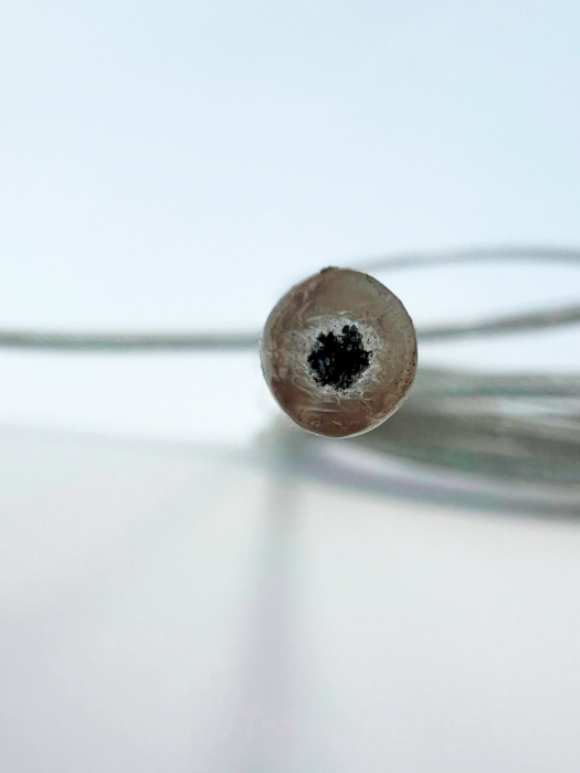 Трос скоростной скакалки прозрачный 4 мм FT-JRCORD-T40