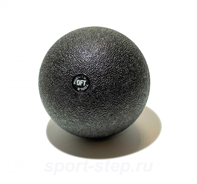 Шар массажный одинарный 10 см черный OFT FT-EPP-10SB
