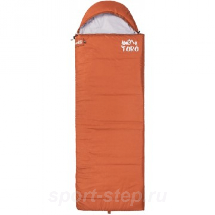 Спальный мешок TORO 300R (210х70, правый, стратекс, оранжевый) (T-HS-SB-T-300R) Helios