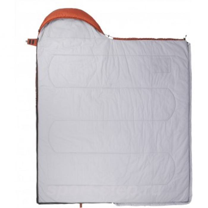 Спальный мешок TORO Wide 400R (220х90, правый, стратекс, оранжевый) (T-HS-SB-TW-400R) Helios